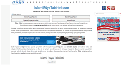 Desktop Screenshot of islamiruyatabirleri.com